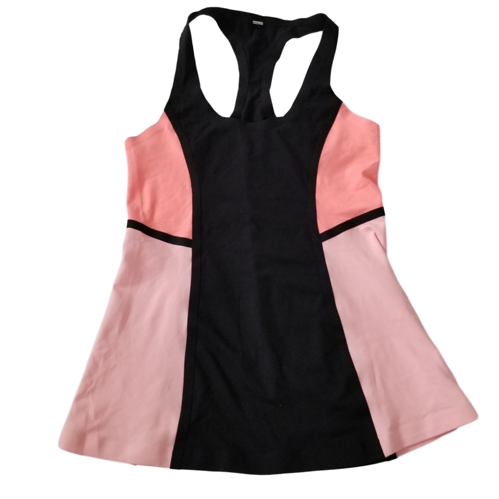 Lululemon Color Block Tank Pink and Black